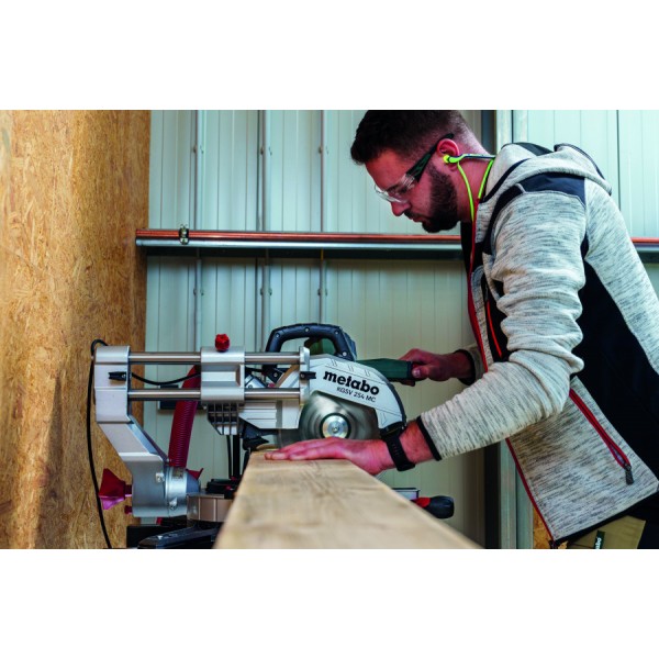 Skersinio pjovimo staklės Metabo KGSV 254 MC sūkių reguliavimas